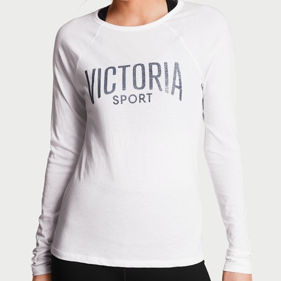 Victoria's Secret Tops - Victoria Secret open back long sleeve sport tee M